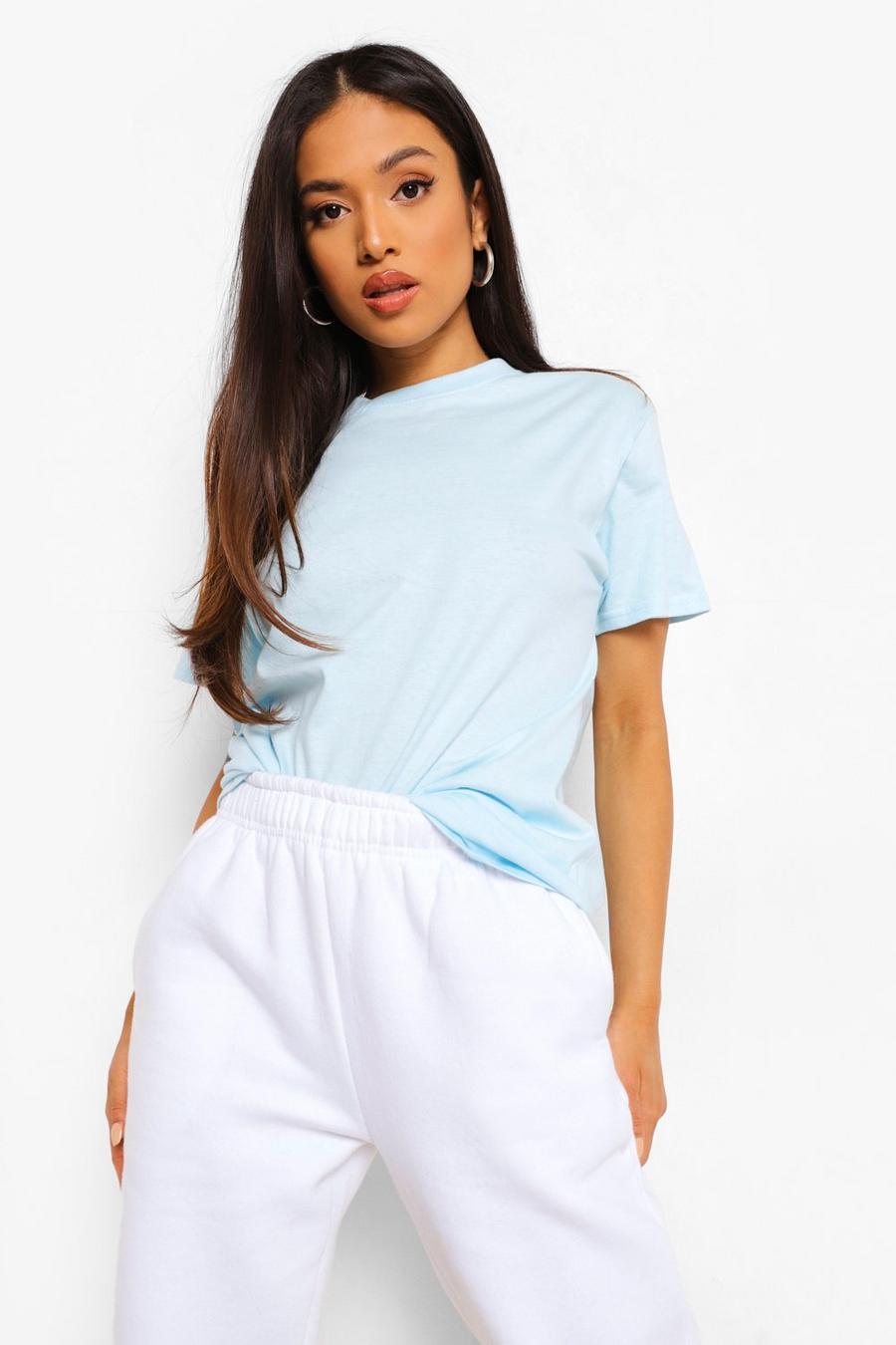 Petite - T-shirt basique, Light blue image number 1