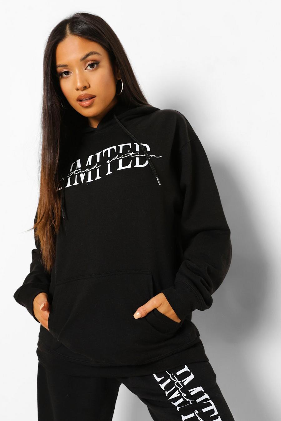 Black Petite - Limited Edition Hoodie med tryck image number 1
