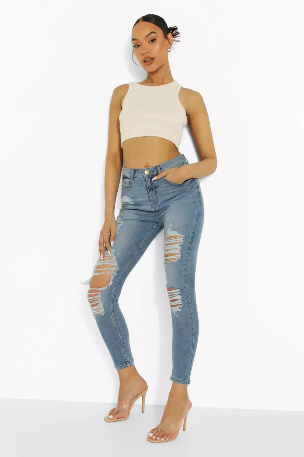 Bum Shaping Jeans  PrettyLittleThing