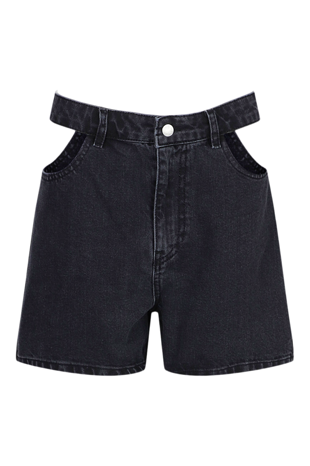 Denim shorts shop with pockets out