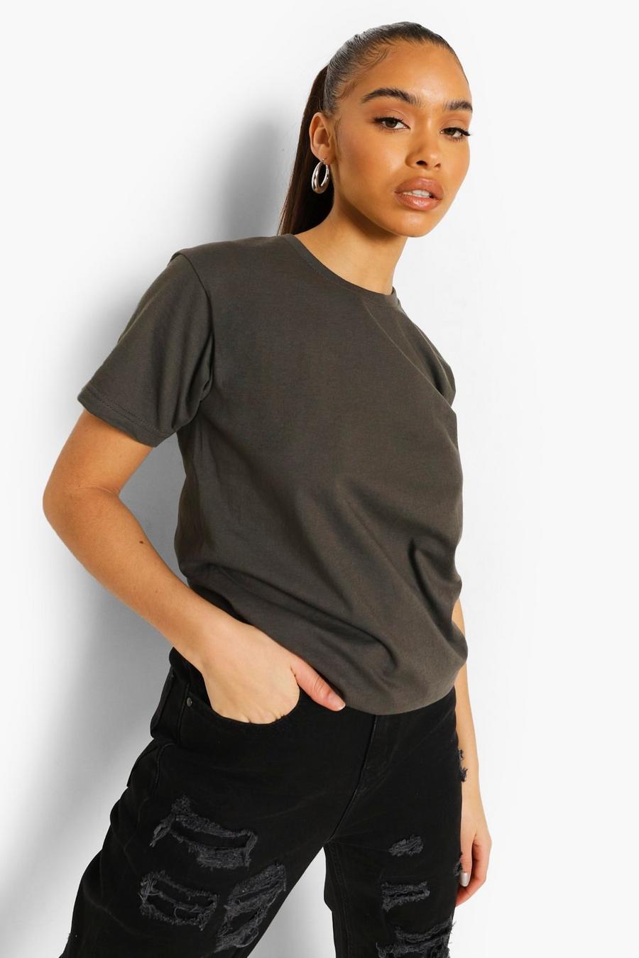T-shirt basique, Charcoal image number 1