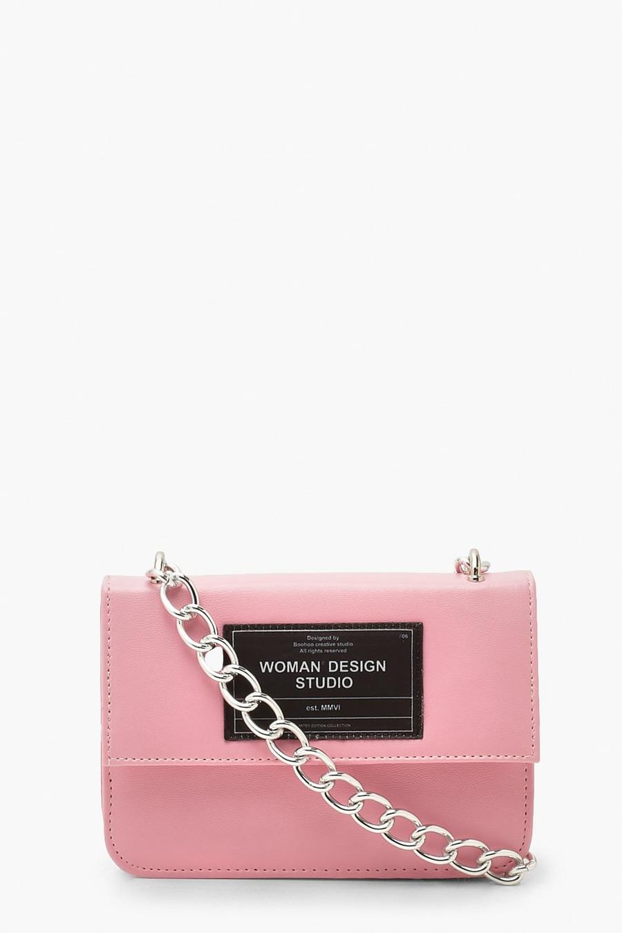 Pink Ofcl Chain Strap Cross Body Bag image number 1