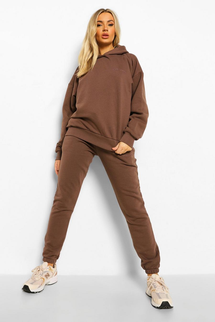 Women's Ofcl Studio Embroidered Tracksuit | Boohoo UK
