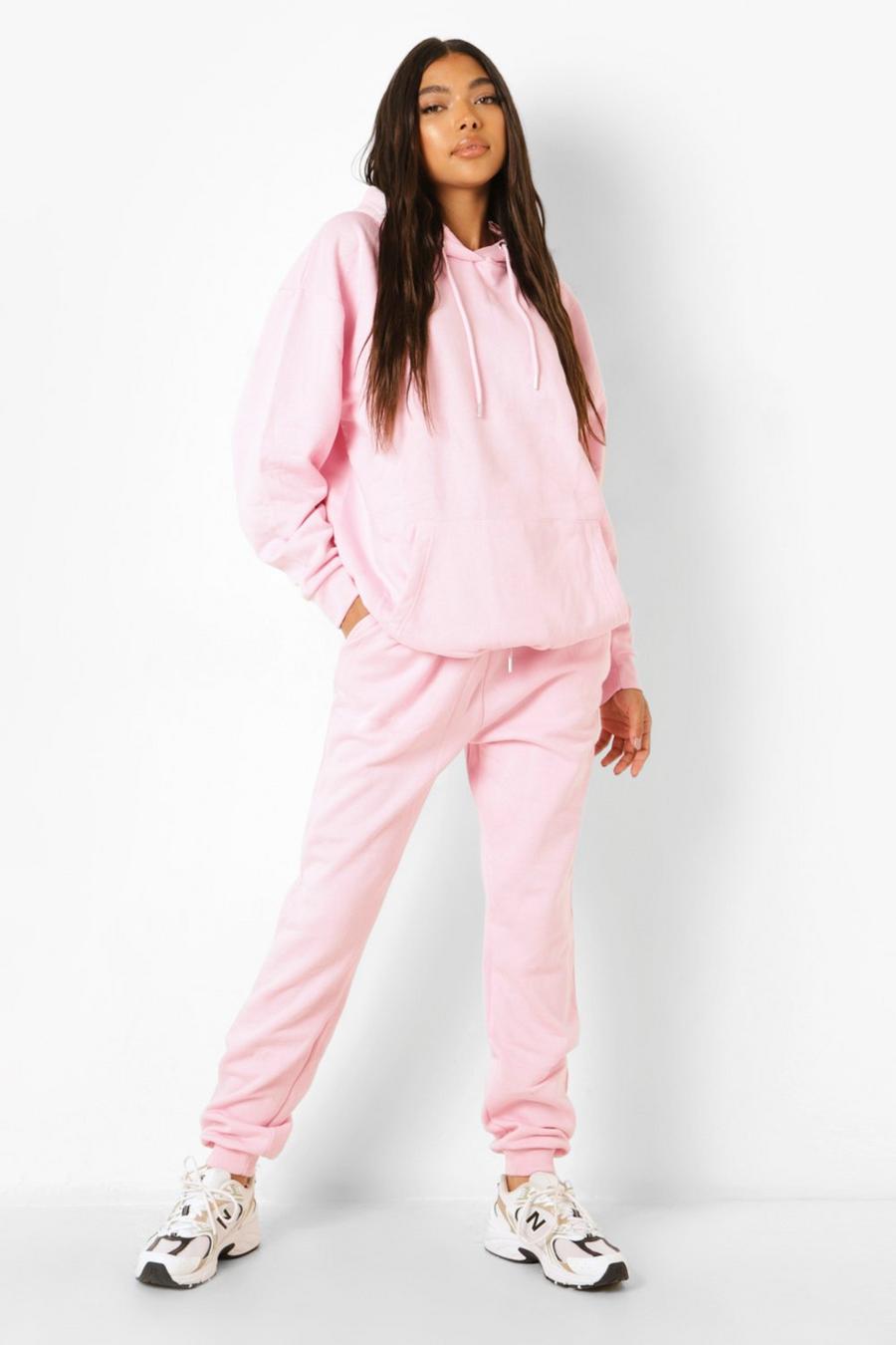 Pale pink Tall Basic Cuffed Hem Track Pants image number 1