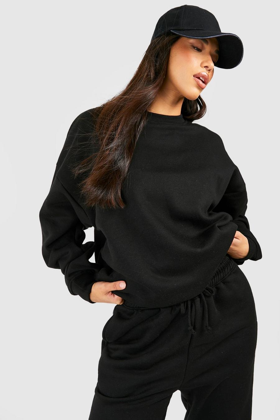 Tall - Sweat oversize , Black image number 1