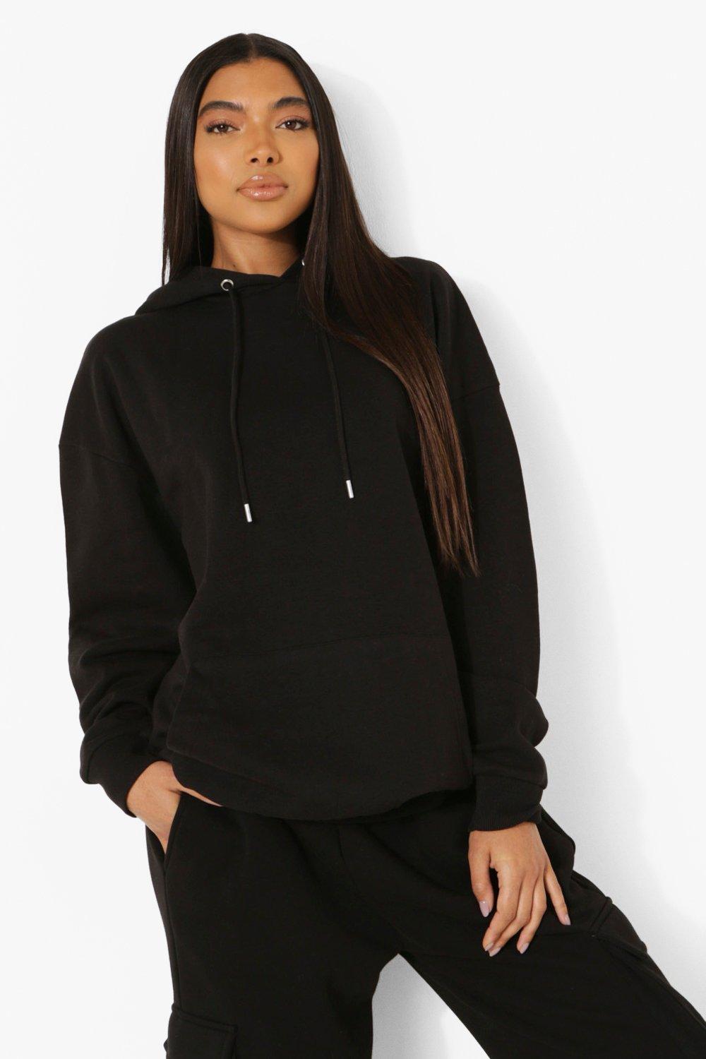 Black Tall Oversized Hoodie