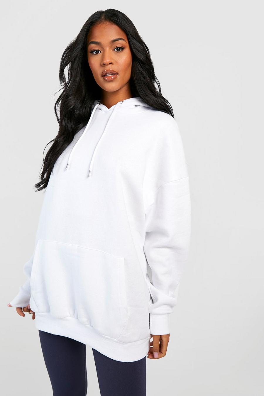 White Tall Oversize hoodie image number 1