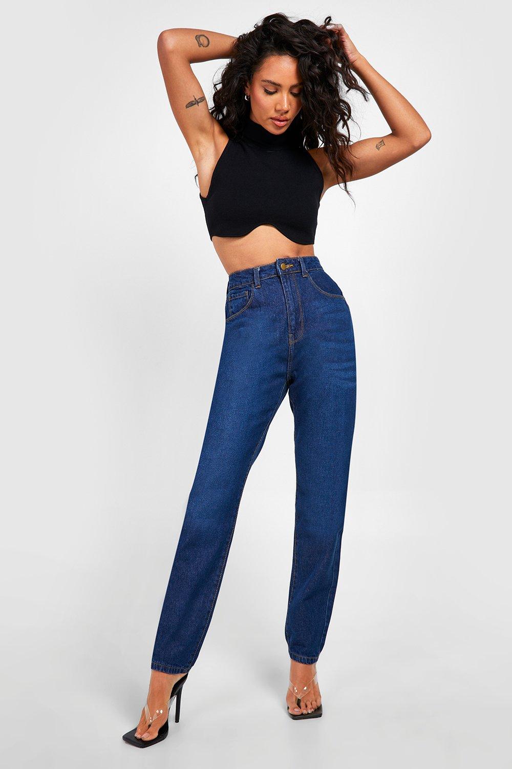 cheap high waisted mom jeans