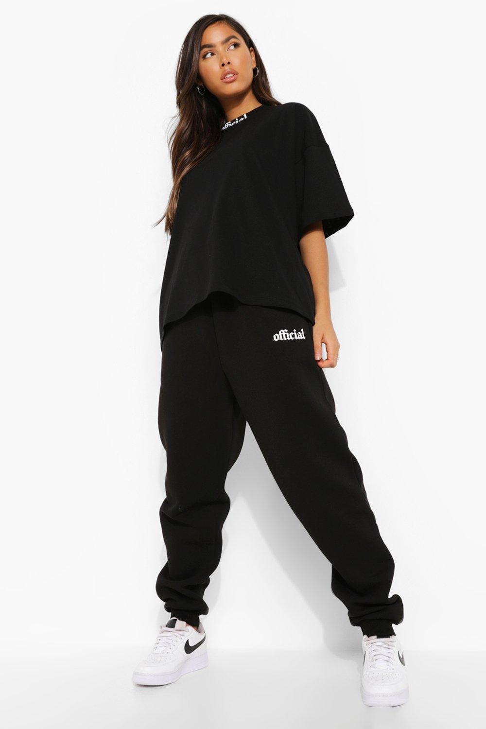 Oversized Official Graphic T-Shirt & Joggers