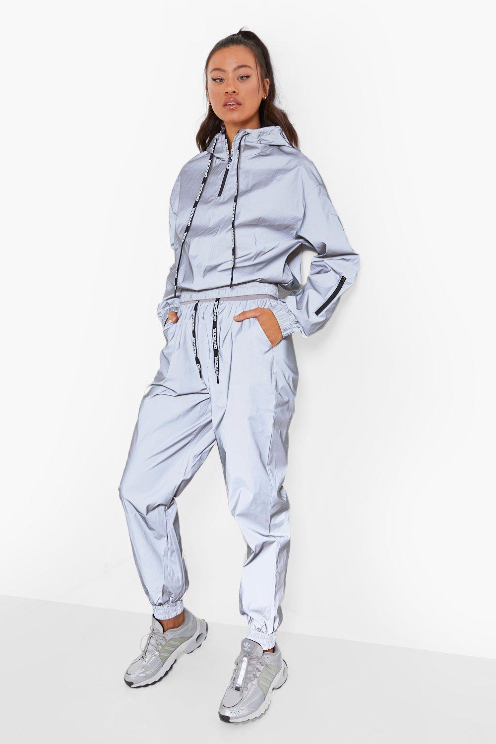 reflective sweatpants womens