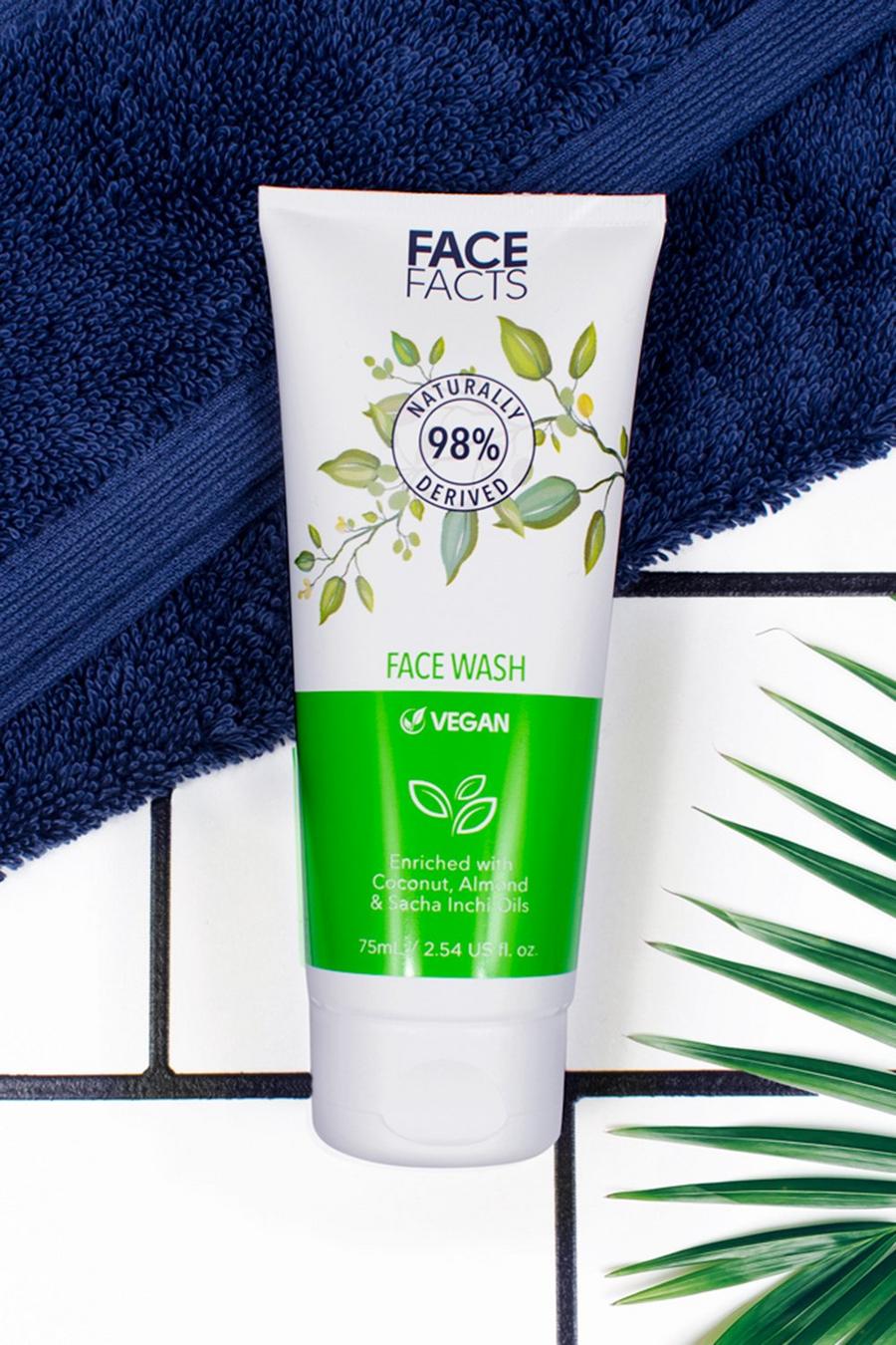 Gel limpiador facial 98% natural de Face Facts, Verde image number 1