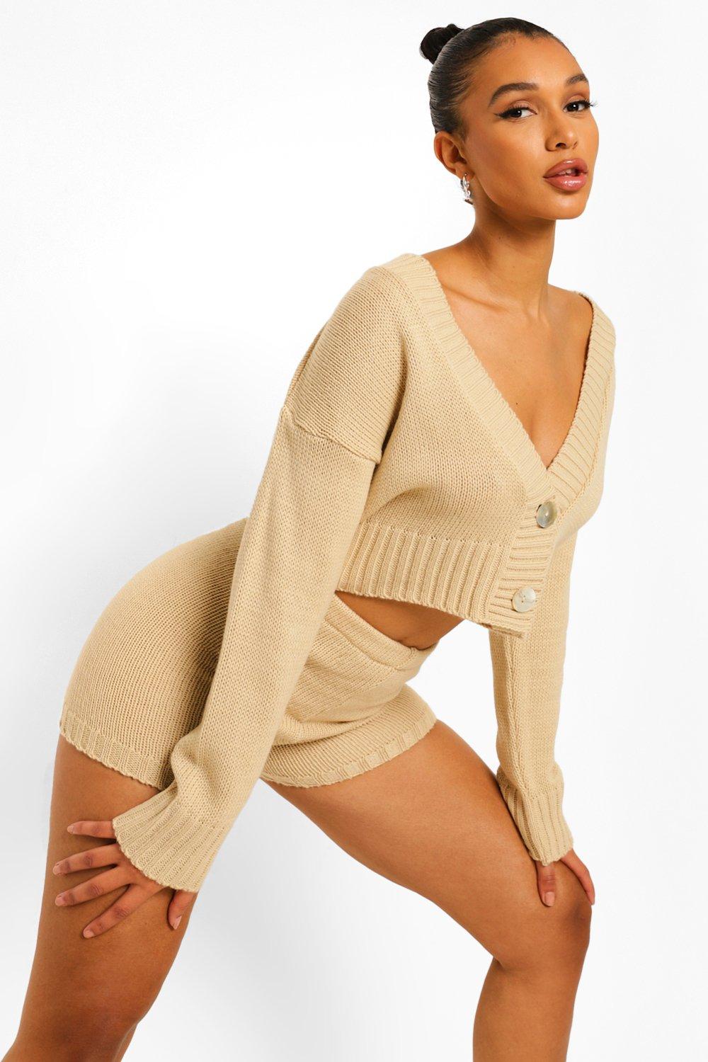 cardigan short set