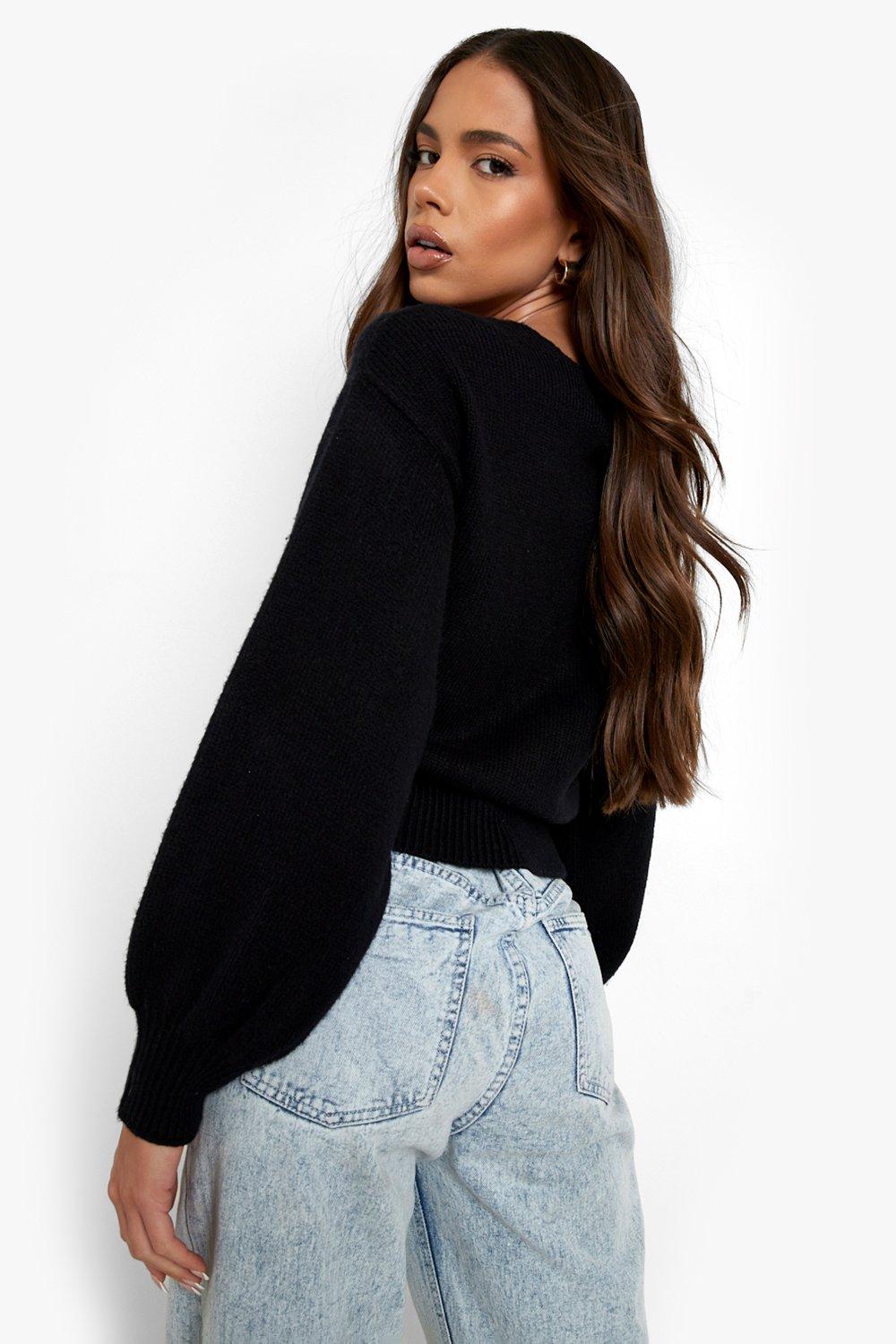 Boohoo hotsell cropped sweater