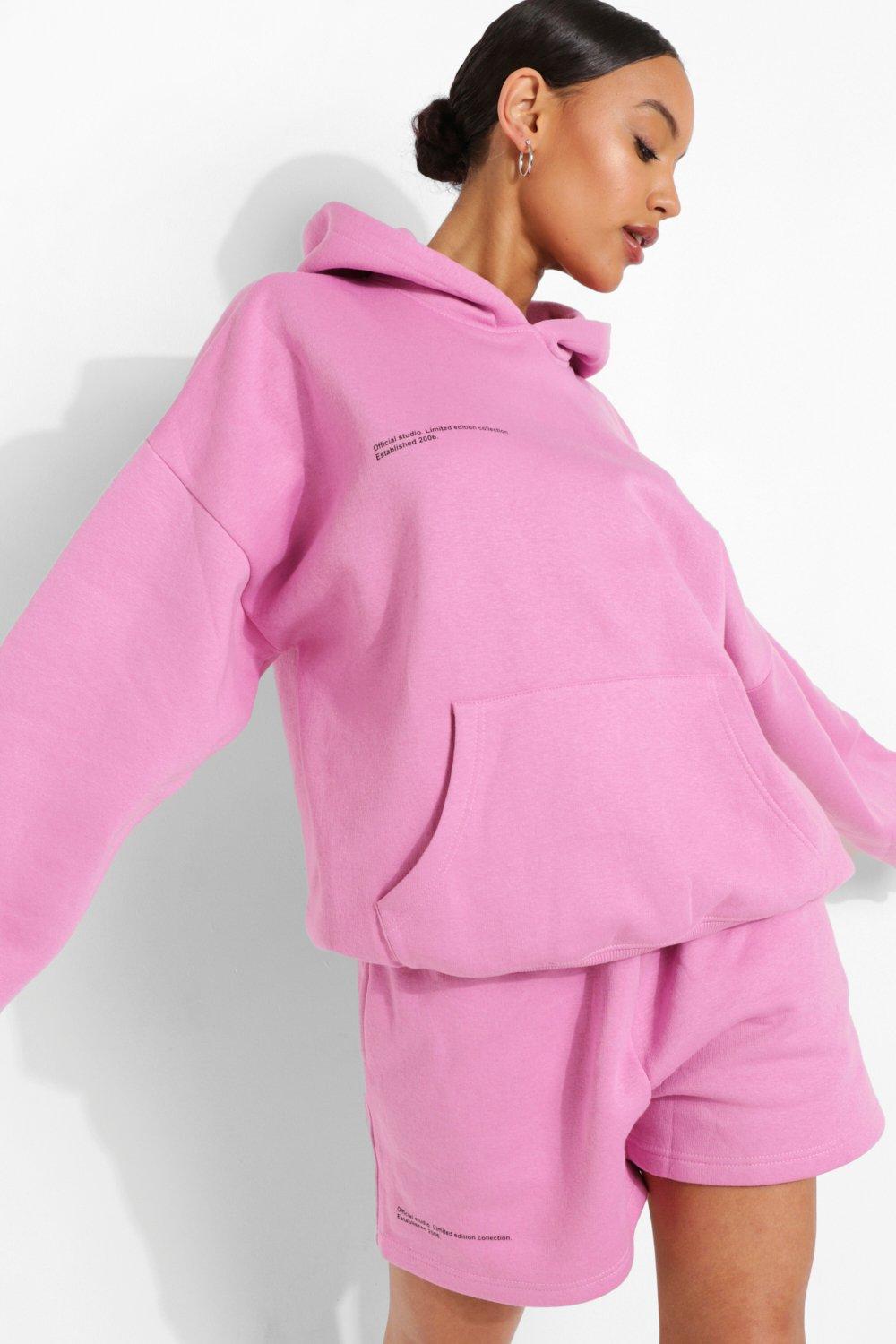 Pink store short tracksuit