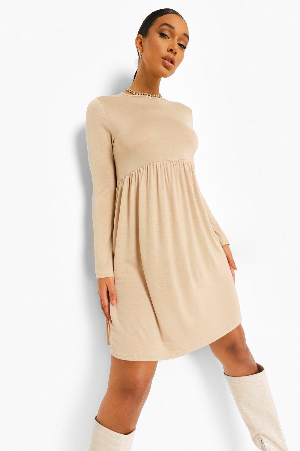 smock sweater dress