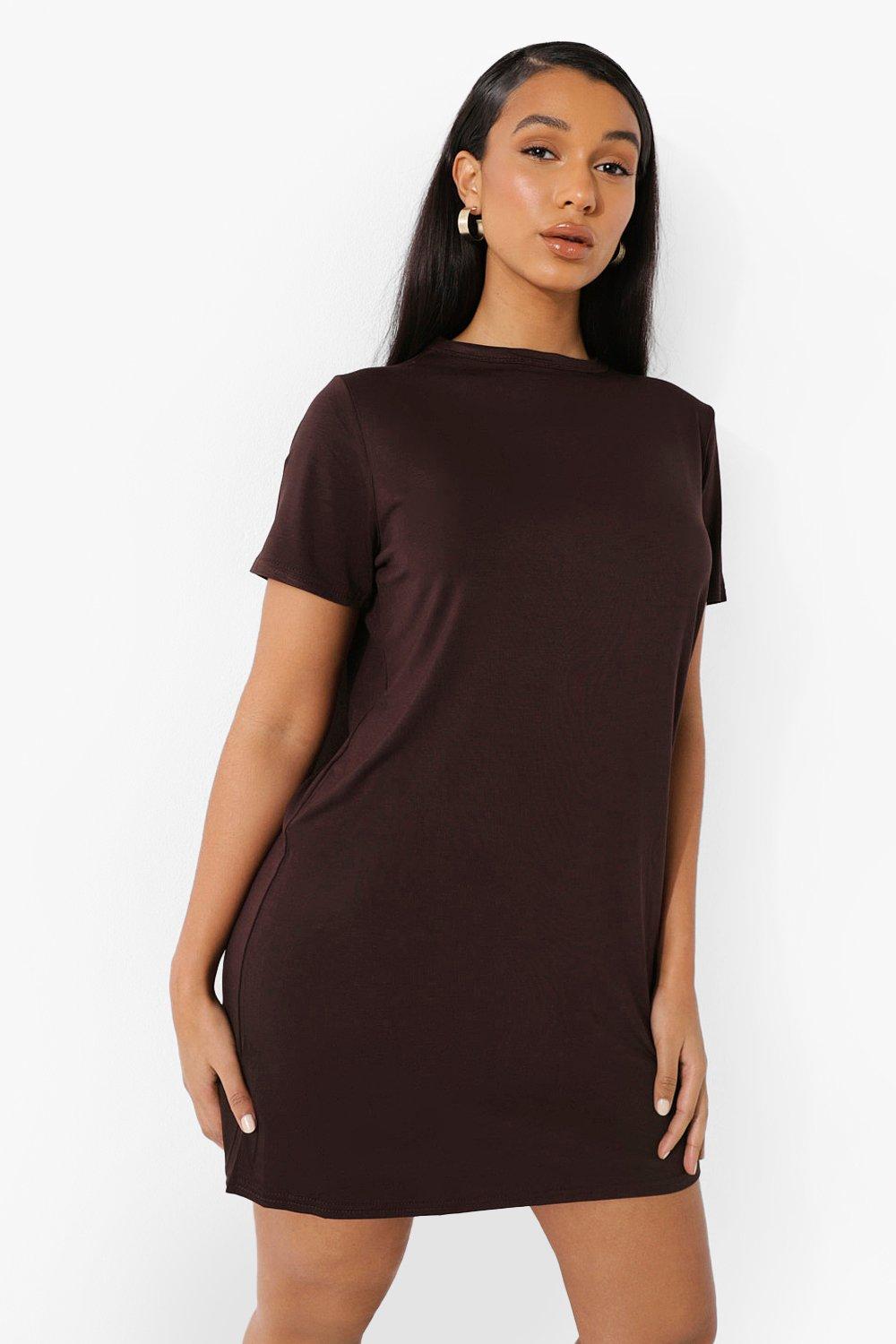 chocolate t shirt dress