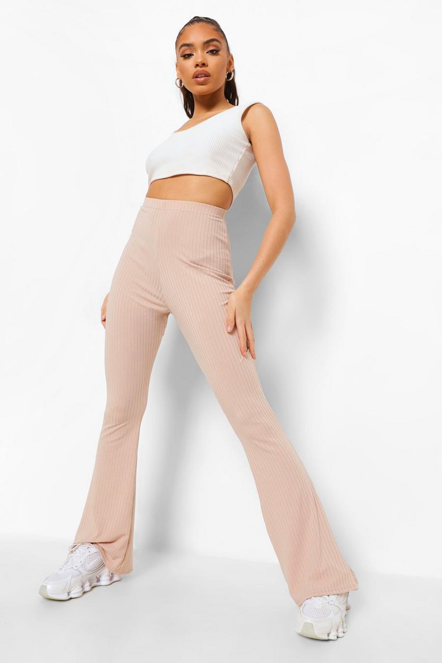 Stone Rib Flare Trousers image number 1