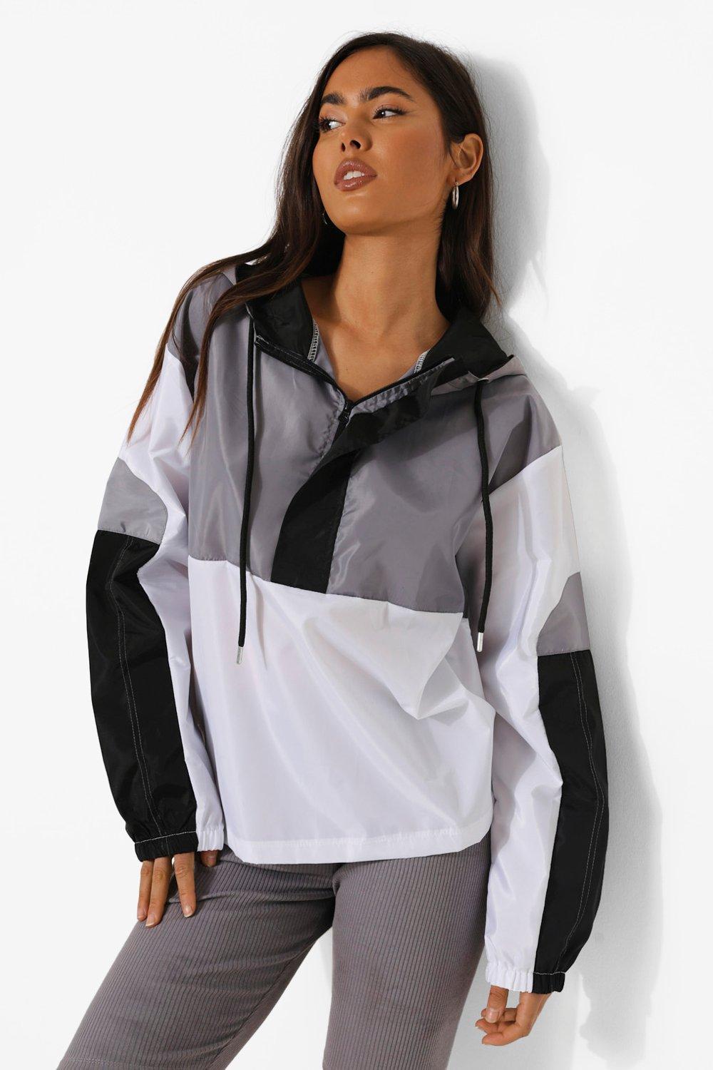 Windbreaker jacket hotsell womens boohoo