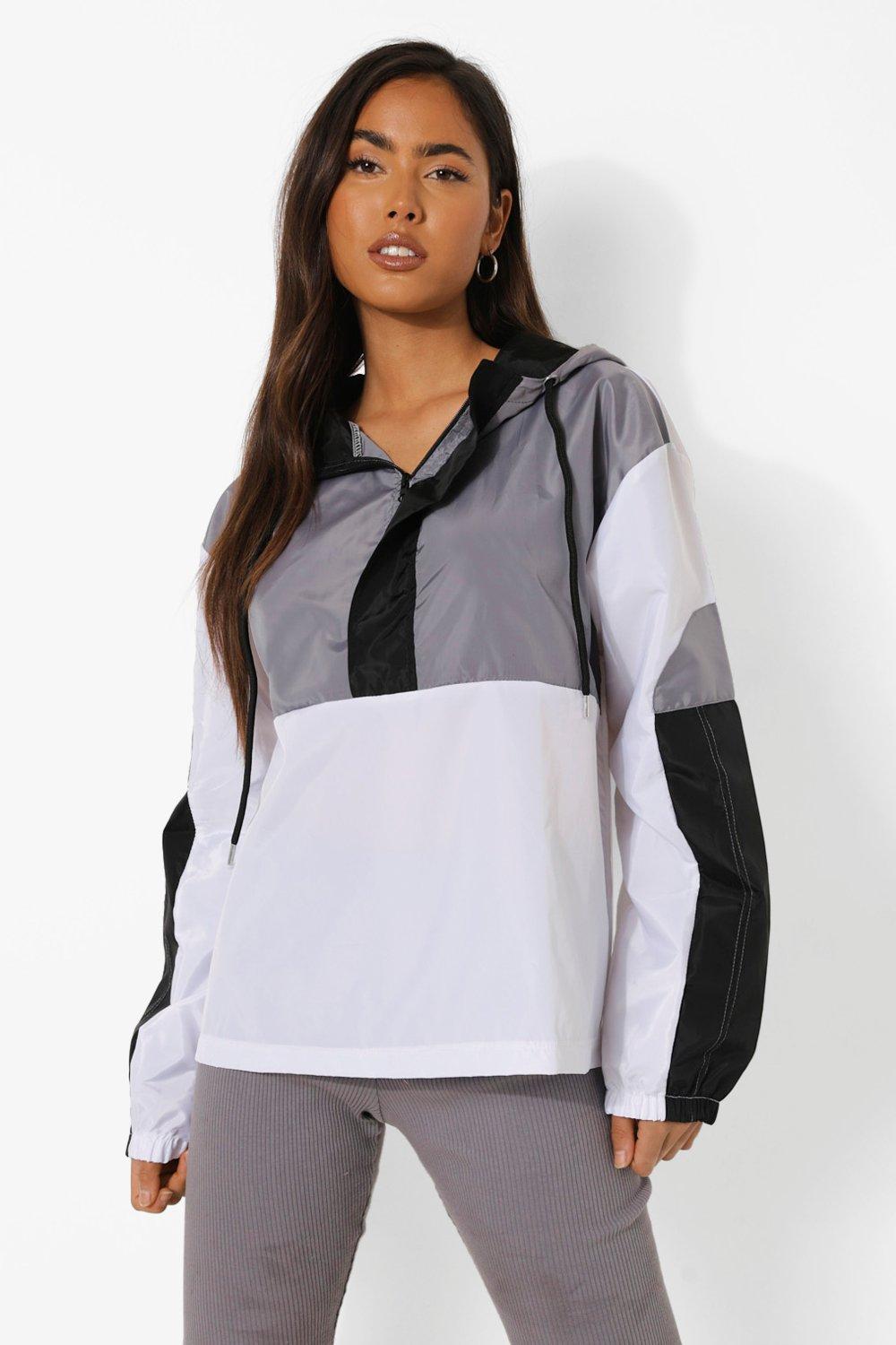 Colorblock Oversized Windbreaker