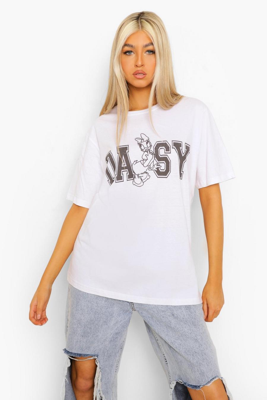 Tall T-Shirt mit lizenziertem Daisy-Print , Weiß image number 1