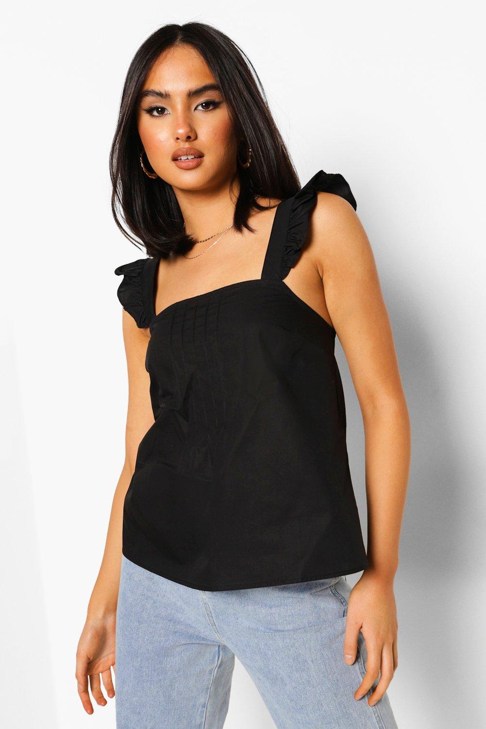 Cotton frill top online