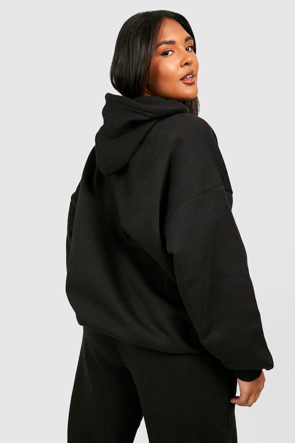 Plus Embroidered Woman Script Hoodie | boohoo