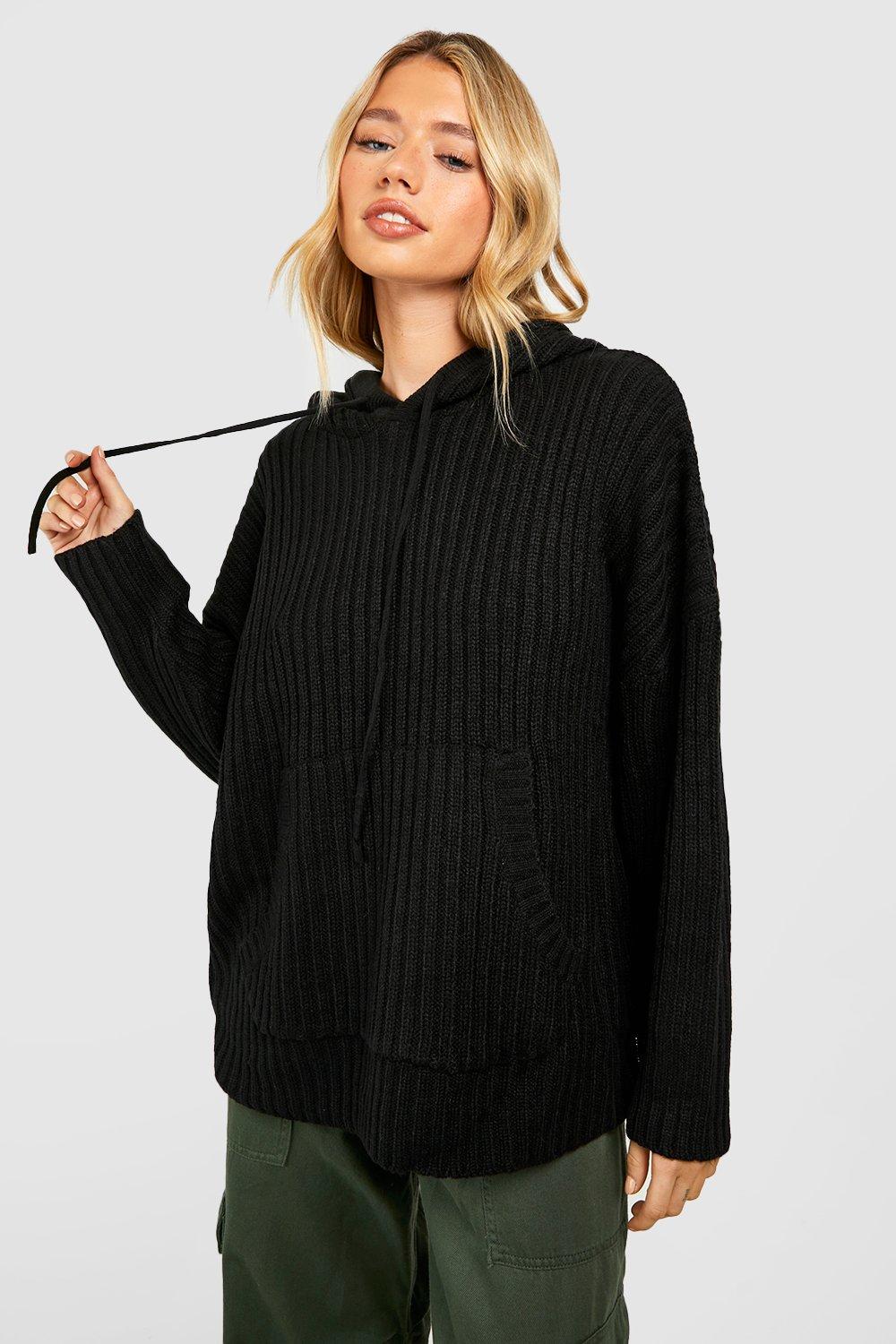 Pull avec trou pour pouce sale