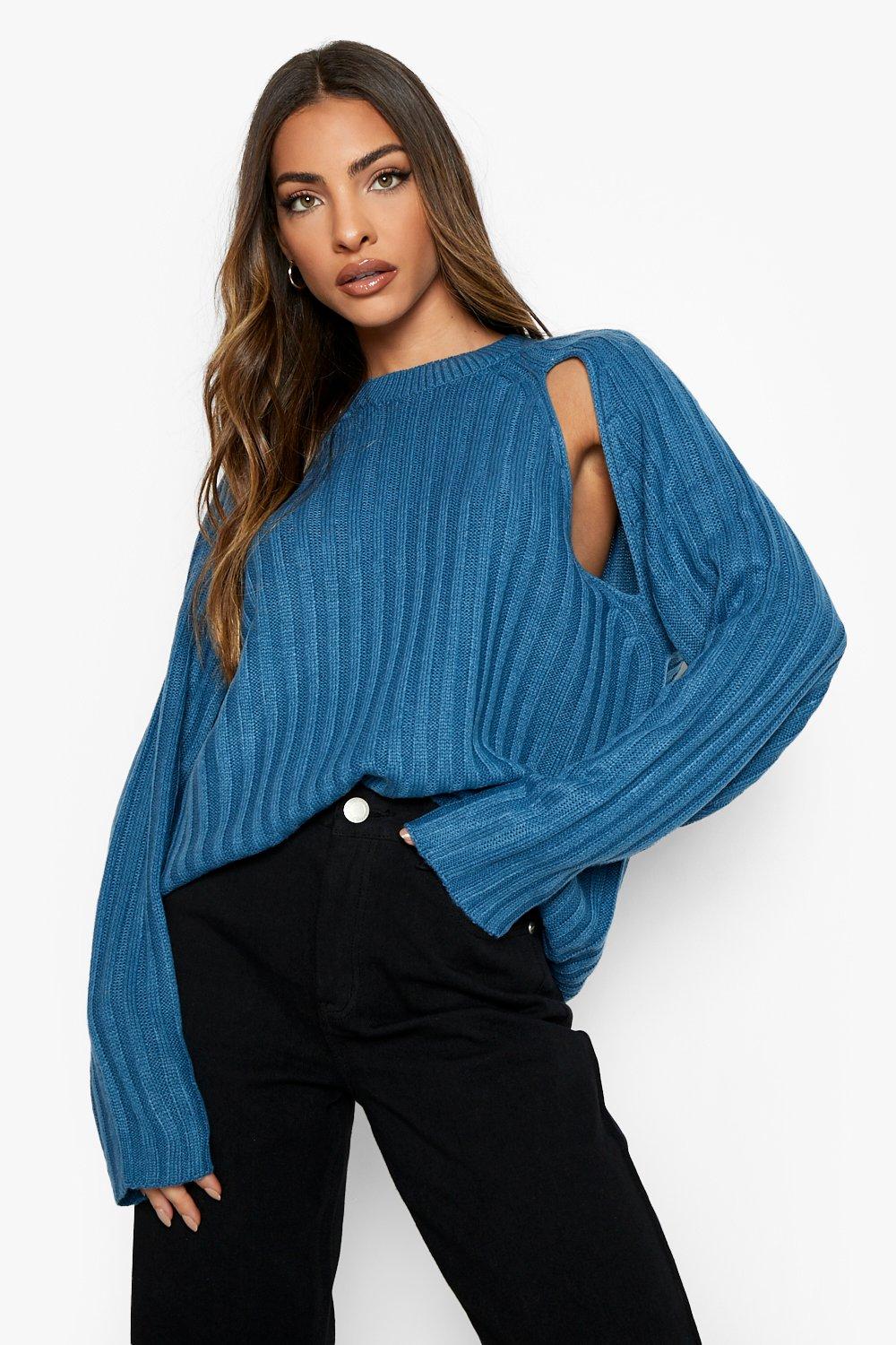 Tall Basic Recycled Waffle Knit Sweater