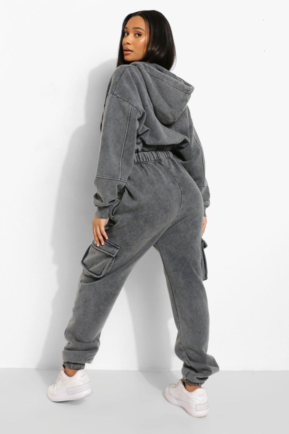 cropped tracksuit set womens