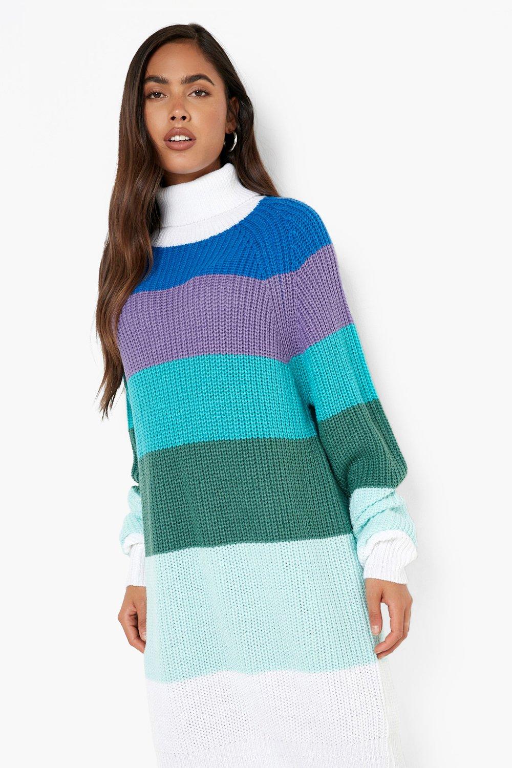 Boohoo shop rainbow jumper