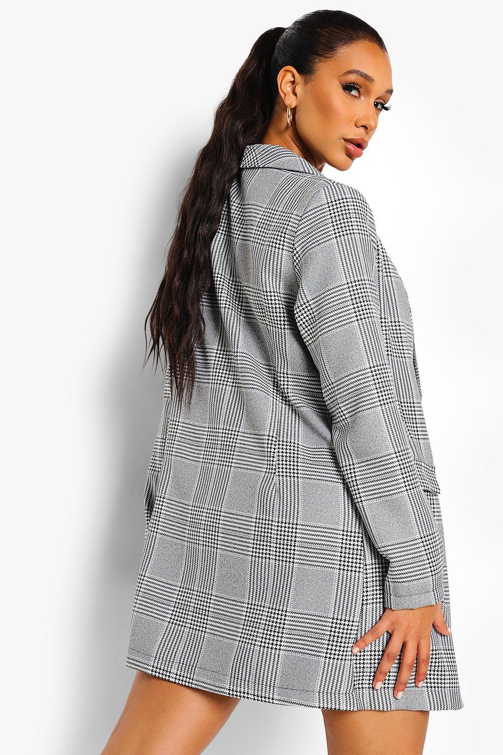 dogtooth skirt and jacket