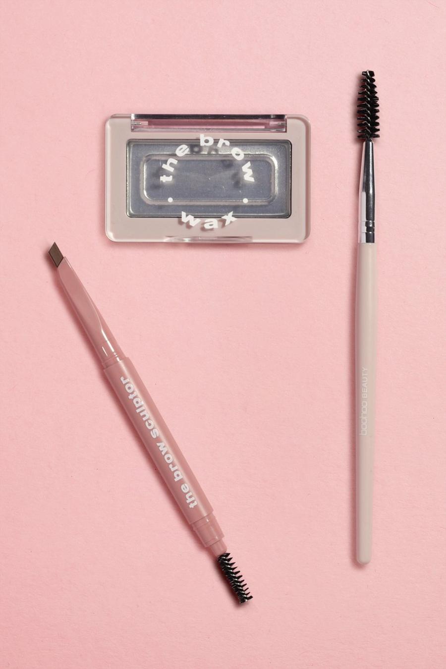Medium brown Eyebrow Pencil, Soap and Brush