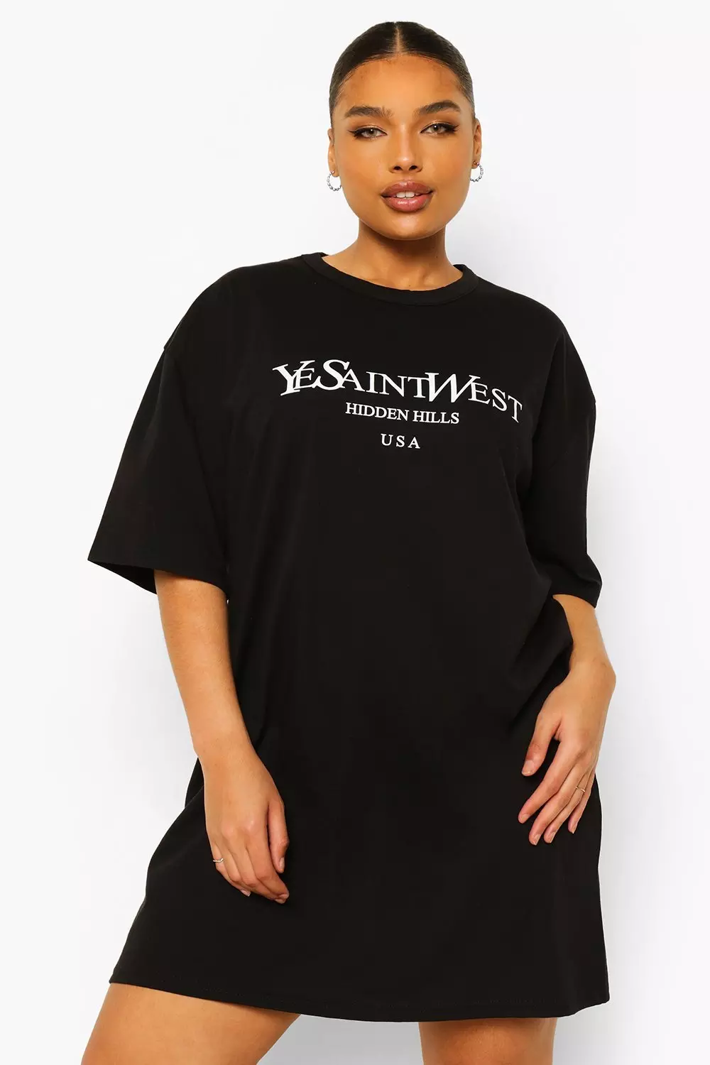 Yves saint west t sales shirt dress