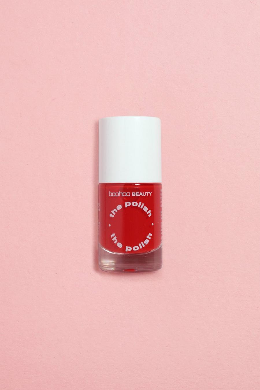 boohoo BEAUTY Gel Effect Nail Polish RED image number 1