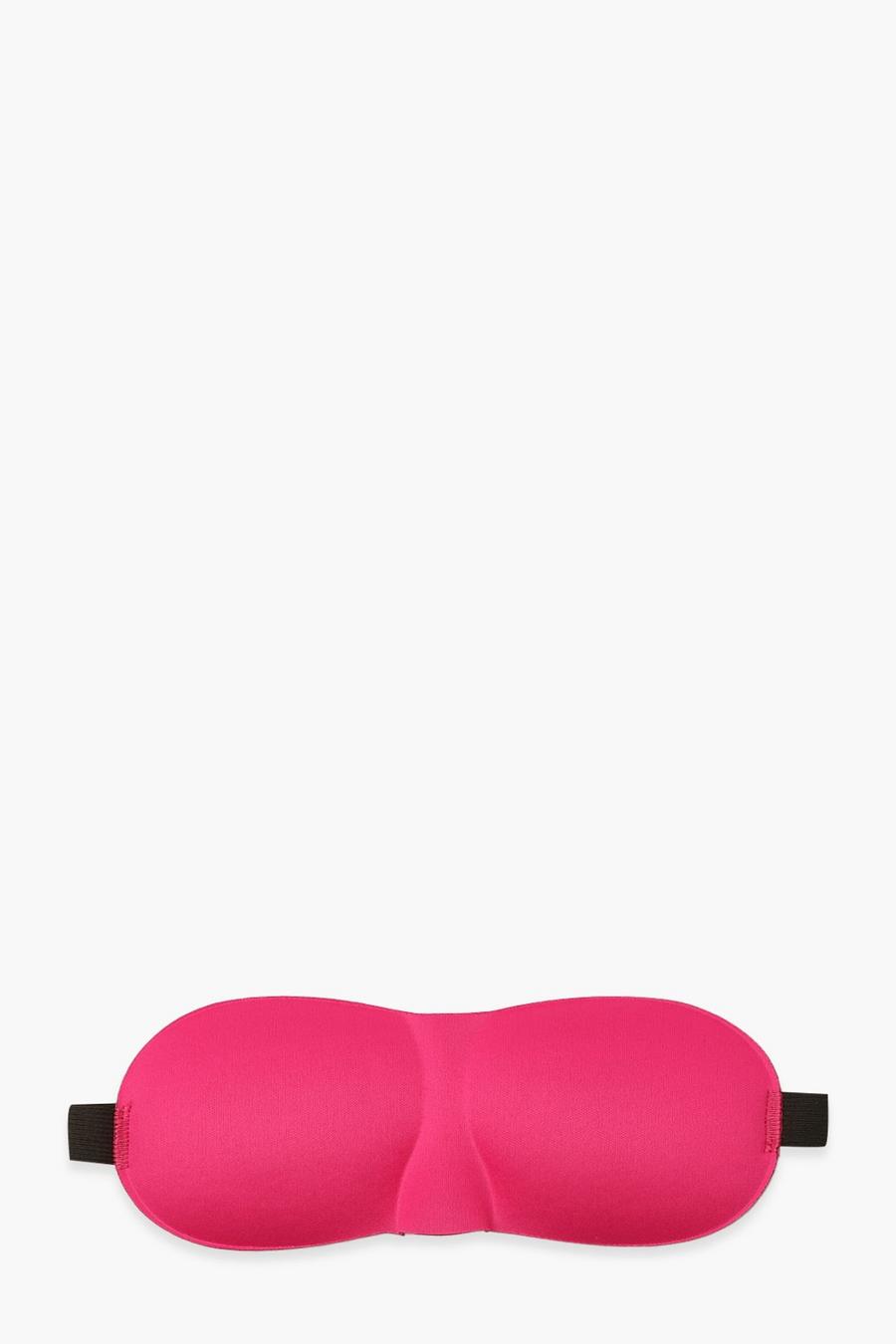 Masque de sommeil imprimé cils, Hot pink image number 1