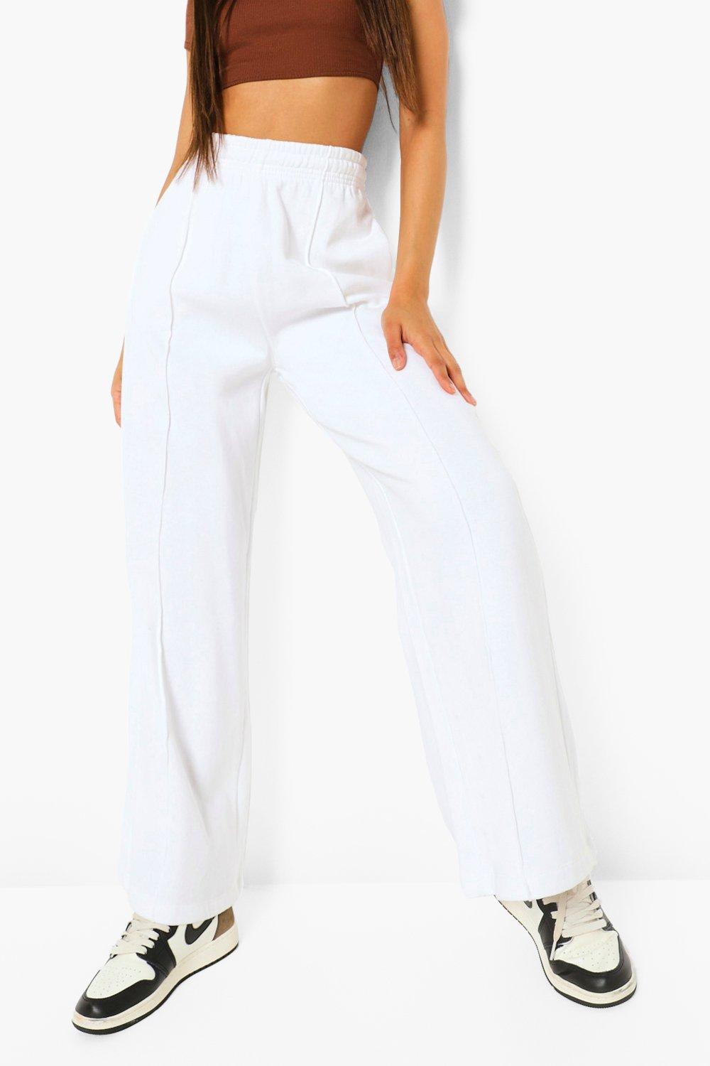 Tall Seam Wide Leg Flare Joggers