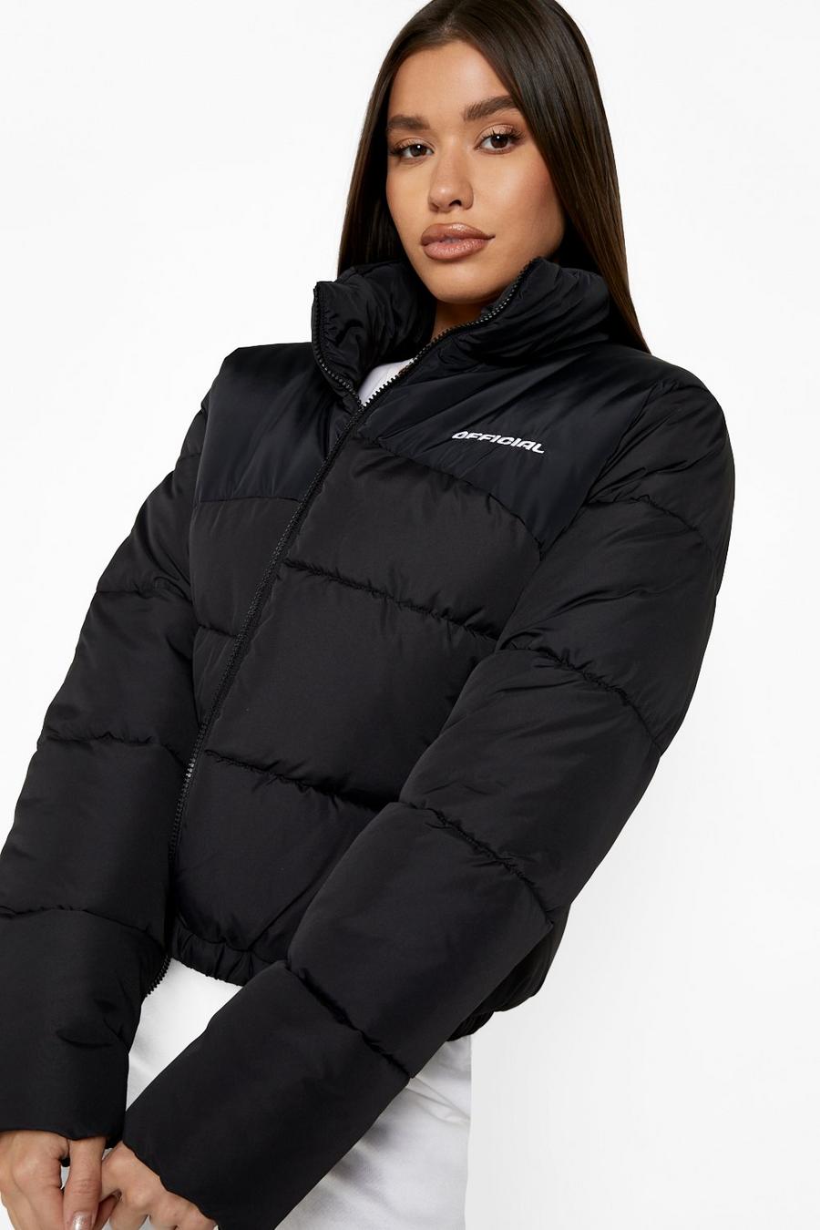 Black nero Official Puffer Jacket