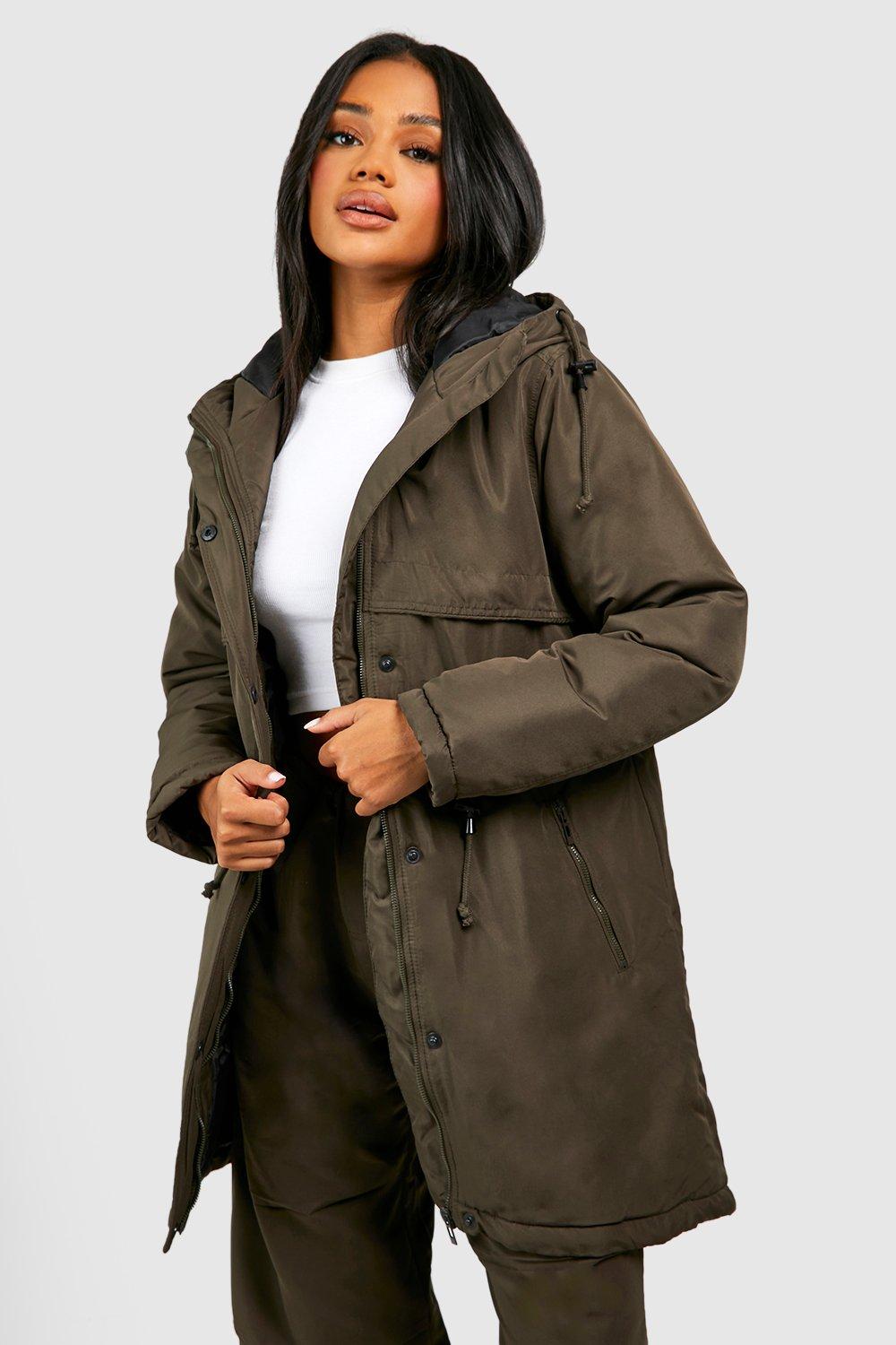 Borg Lined Parka boohoo IE