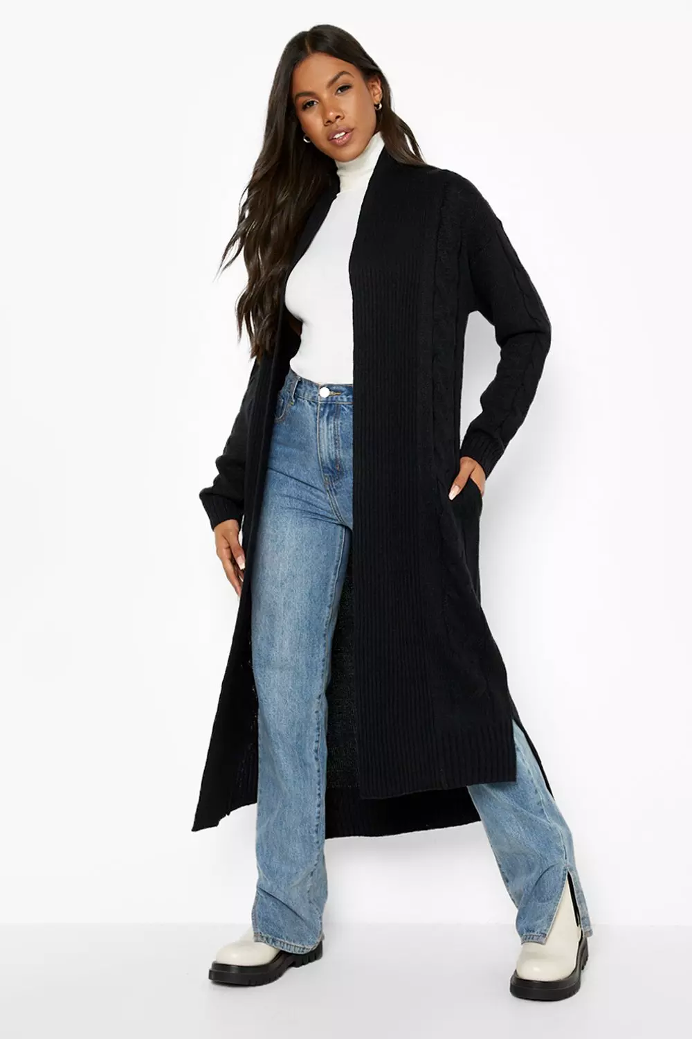 Maxi length shop cardigan sweater