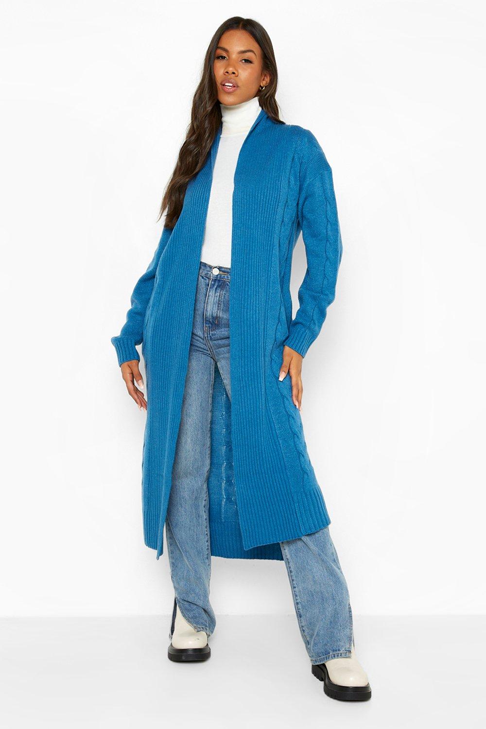 Cable Knit Maxi Cardigan | Boohoo USA