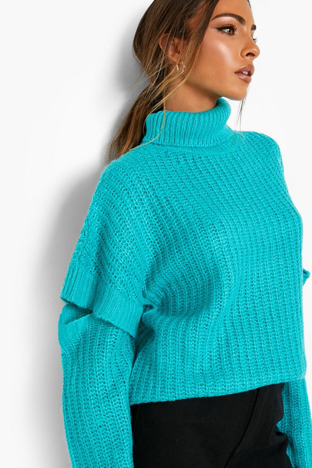 Cut out hotsell sleeve jumper