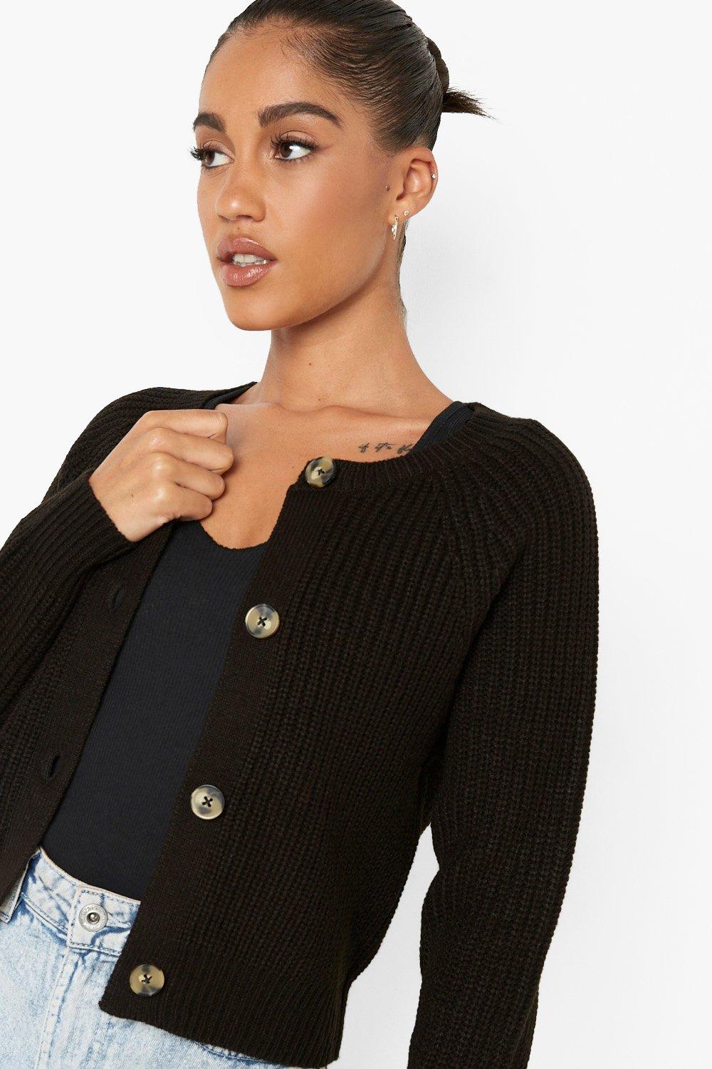 Cropped Cardigan boohoo UK