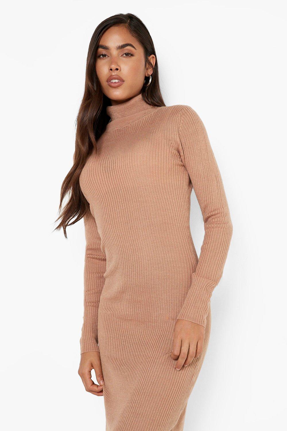 Boohoo turtleneck dress sale