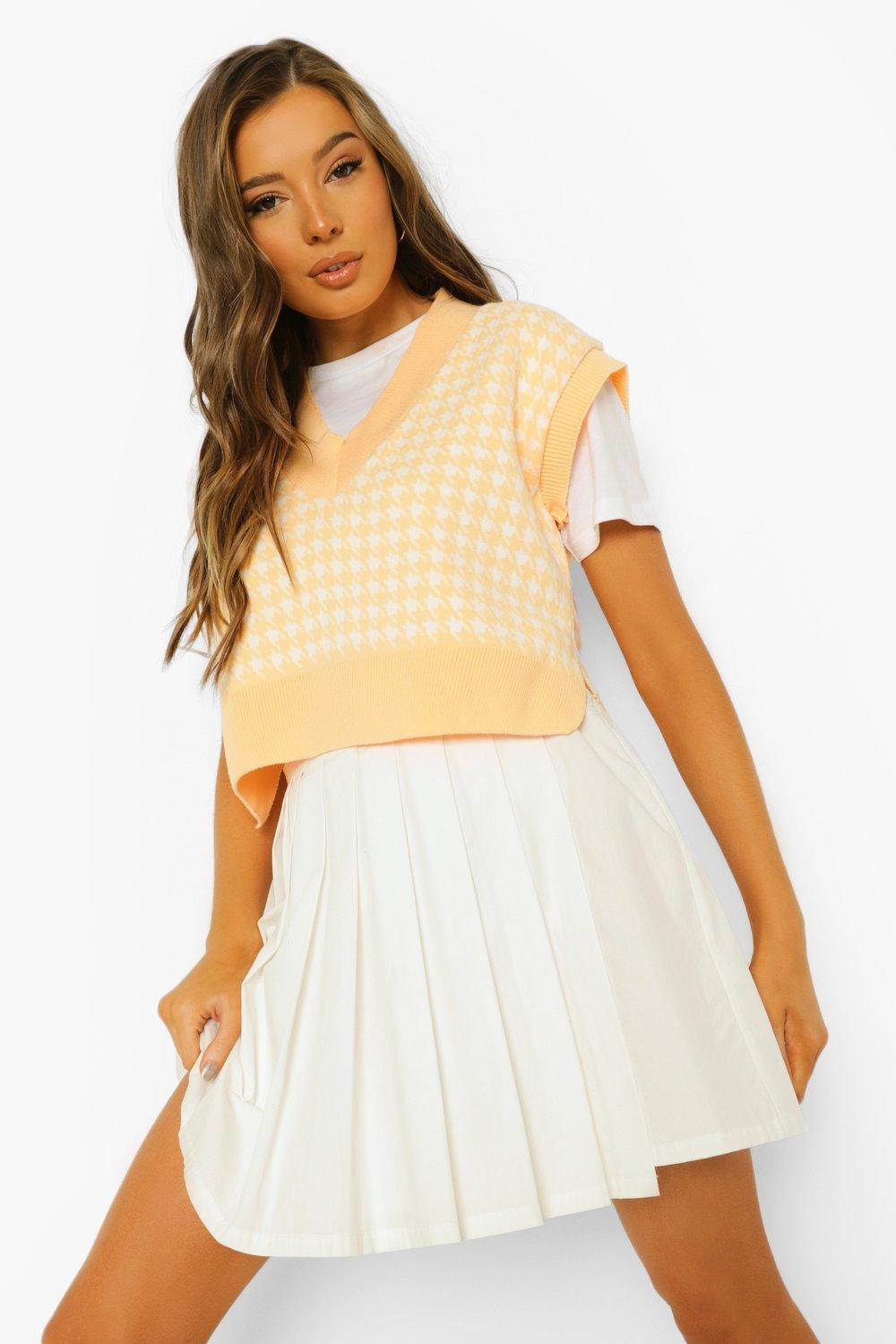 Boohoo pull sans manche clearance