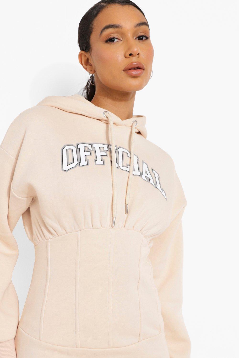 Boohoo discount corset hoodie