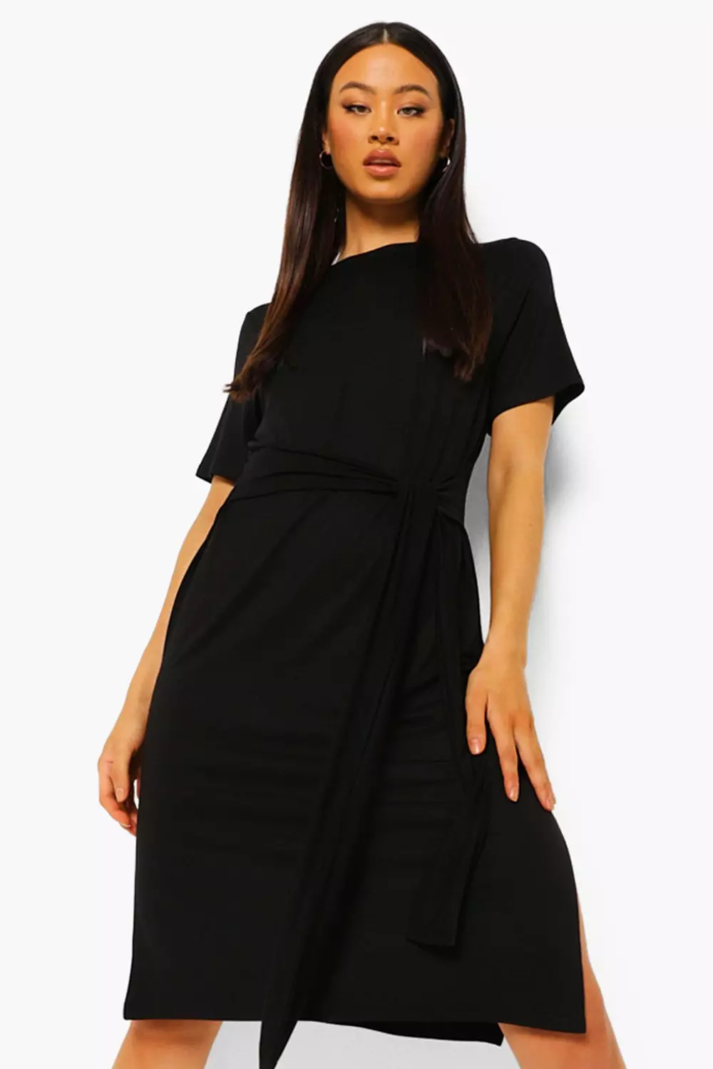 Belted t shop shirt dress