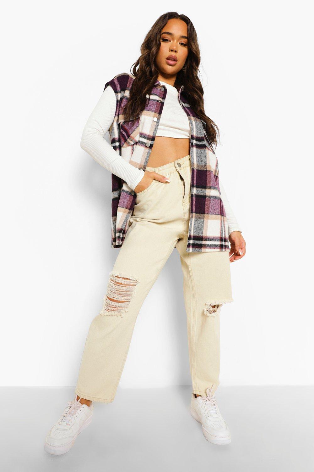 Boohoo pull sans manche hot sale