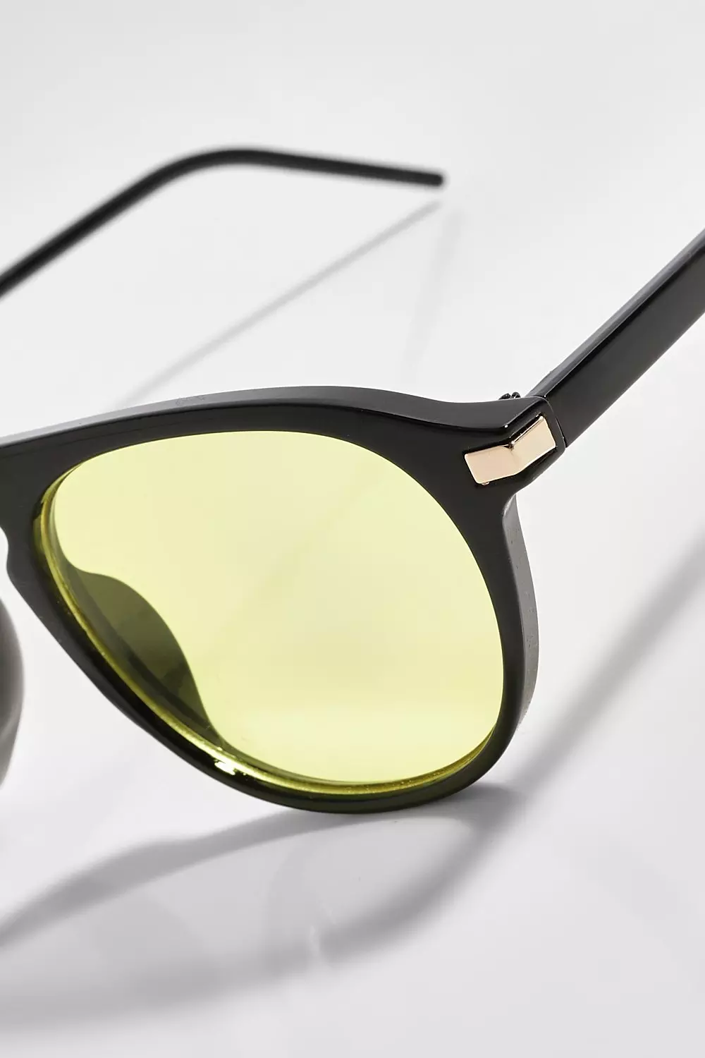 Black frame yellow lens sunglasses hotsell