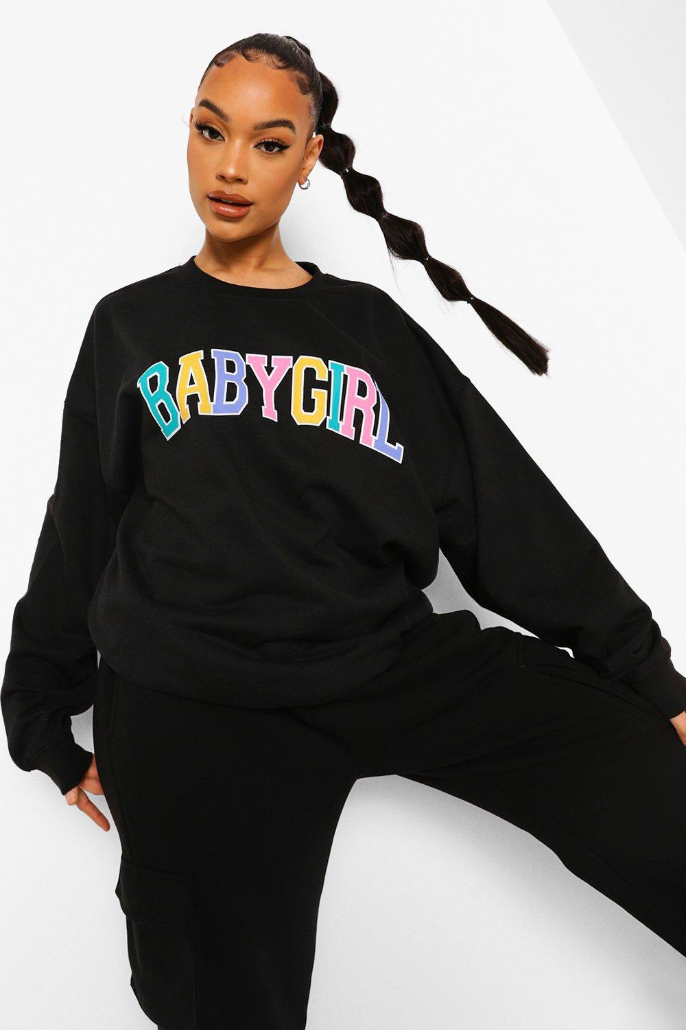 Baby girl oversized discount sweatshirt