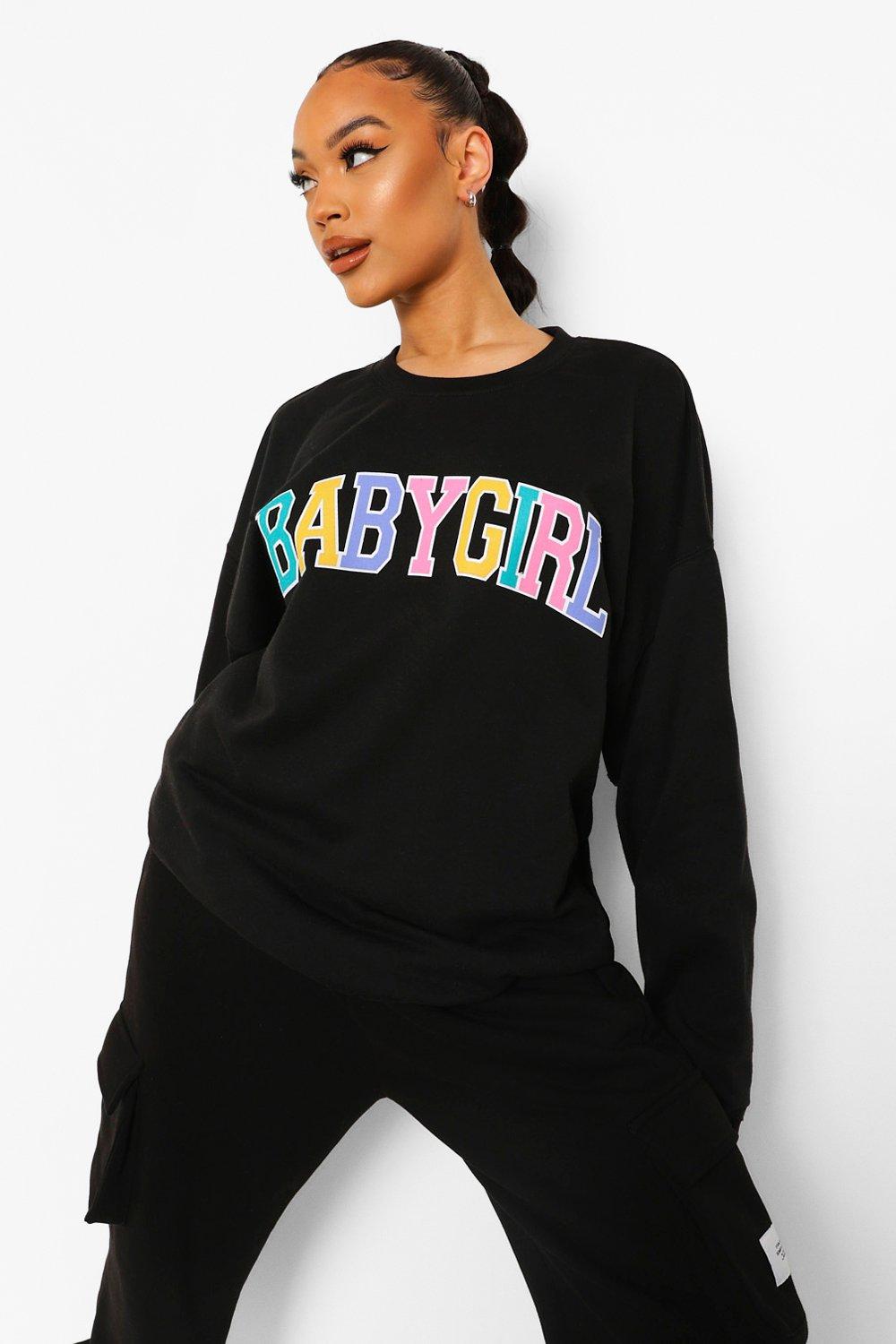 Baby girl shop black sweatshirt